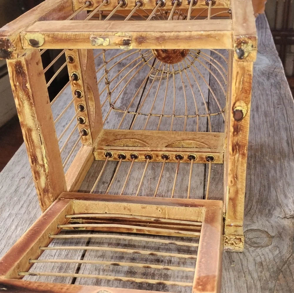 Rustic Chinese Dome Bird Cage